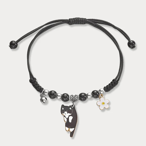 Chic Lazy Cat Braided Bracelet